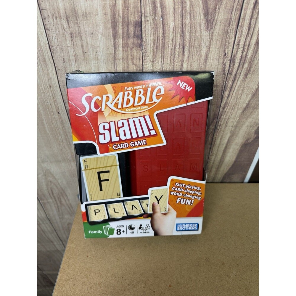 2008 Scrabble Slam Family Card Game Parker Brothers.